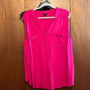 Torrid linen blend top